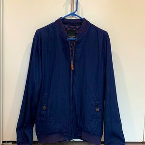 Ted Baker London Tynne Canvas Bomber Jacket-L